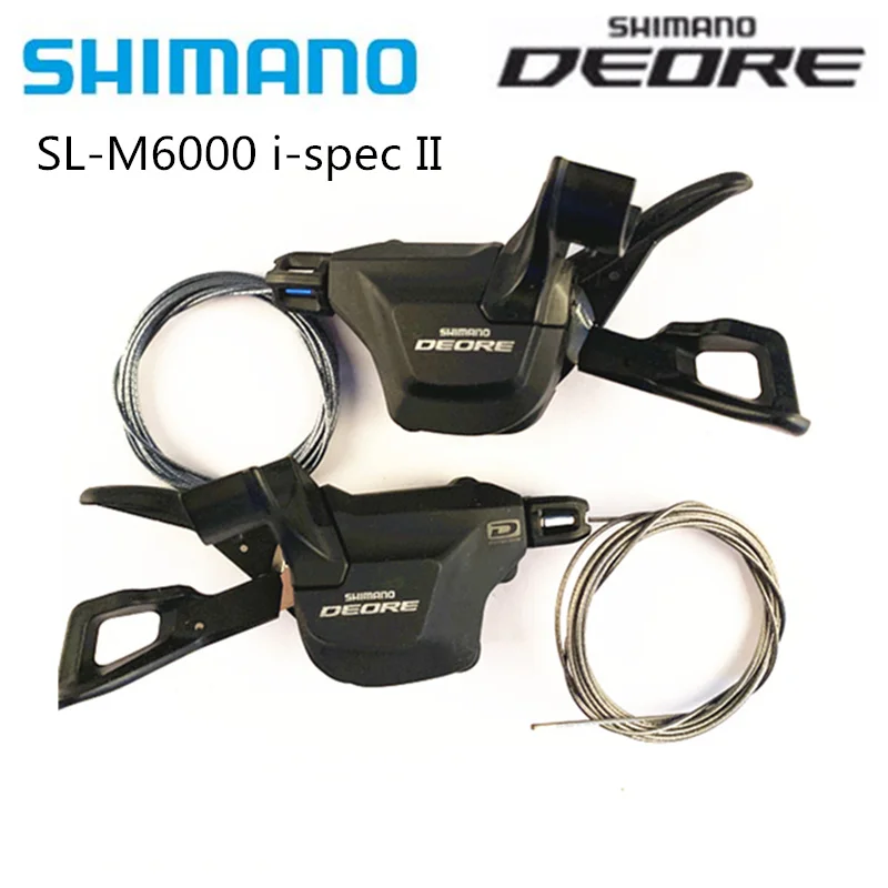 

Shimano DEORE M6000 SL-M6000 M4100 Deore Right Left i-spec II Shifter 2/3x10-Speed MTB Shifting Levers 20 Speed 30s Shifter
