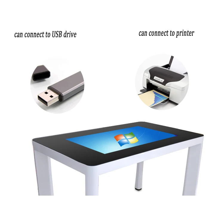Personalized  43" Android Os Interactive Capacitive Smart Lcd Screen Table With Touch Screen