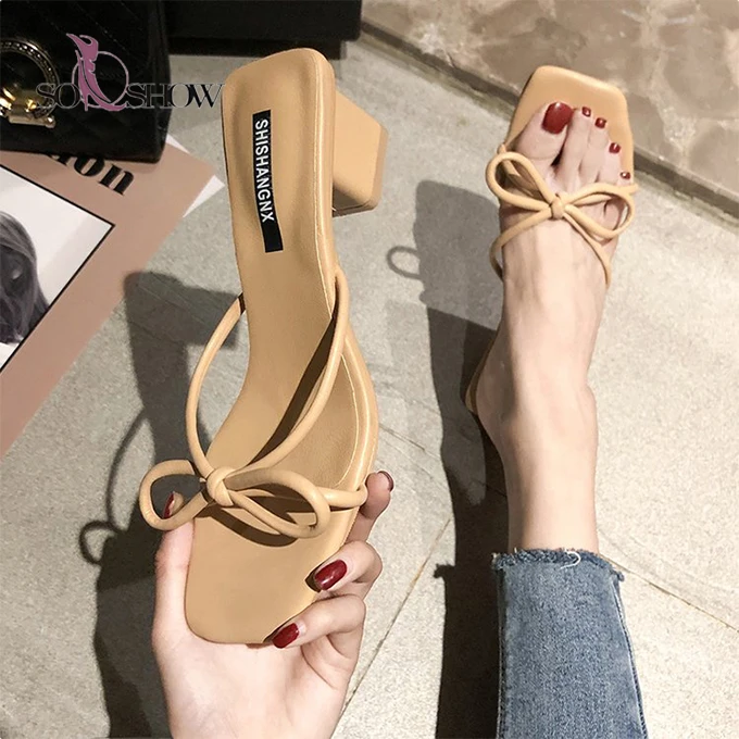 

Sandals for women and ladies high heel supper sandals with bow new design