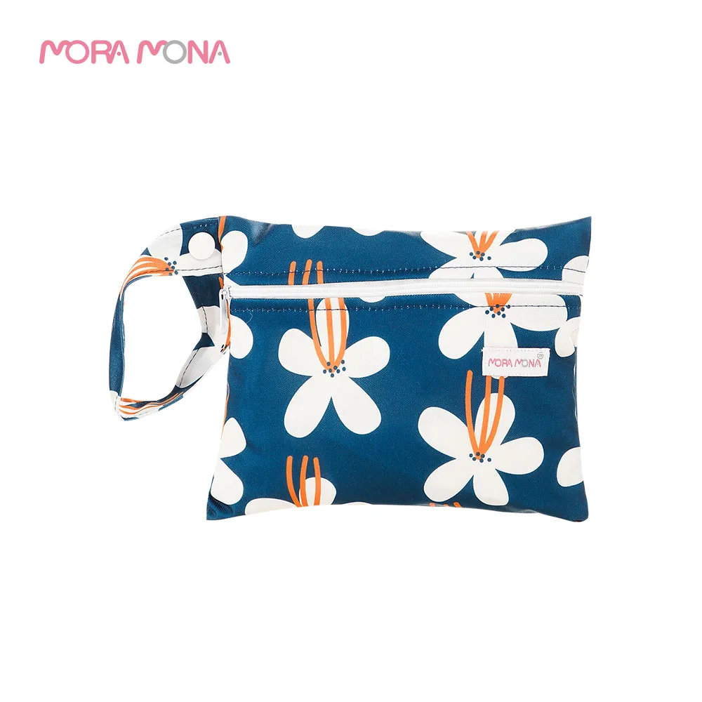 

Moramona waterproof reusable sanitary napkin packaging bag wet bag for women&girls, Accept customized