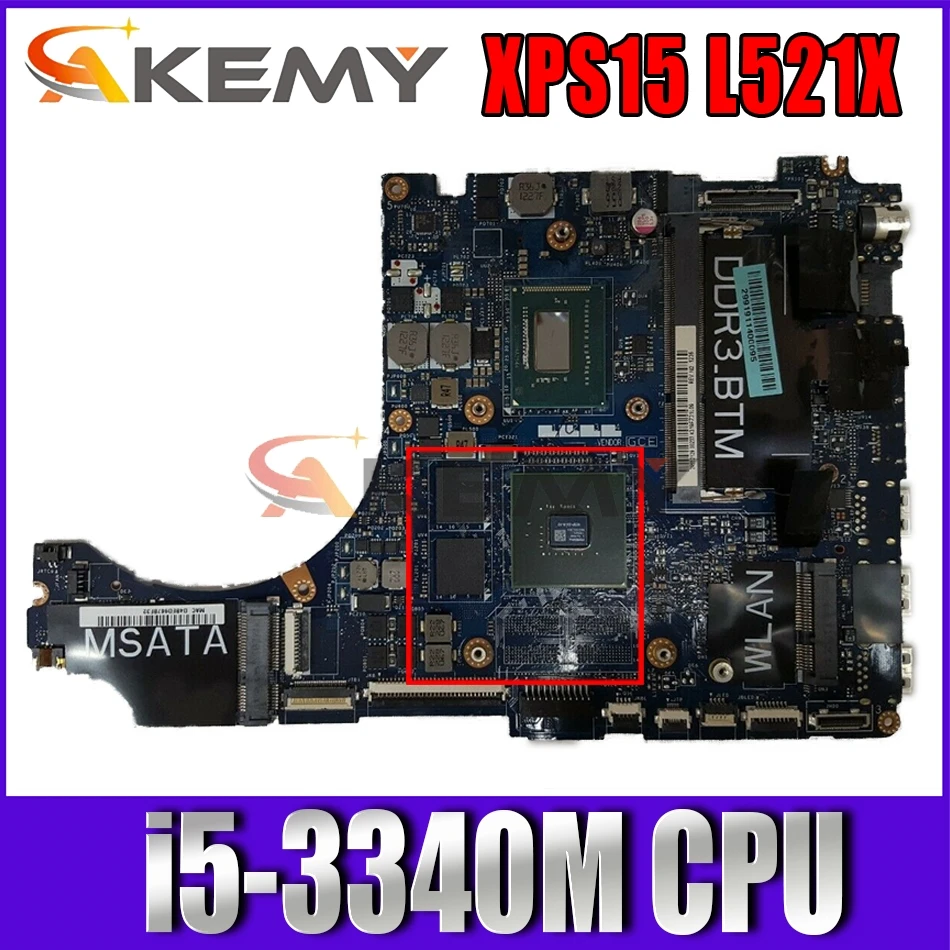 

Free shipping for XPS15 L521X QBL00 LA-7851P CN-0WMXFD 0WMXFD WMXFD SR0XB i5-3340M CPU DDR3 working well