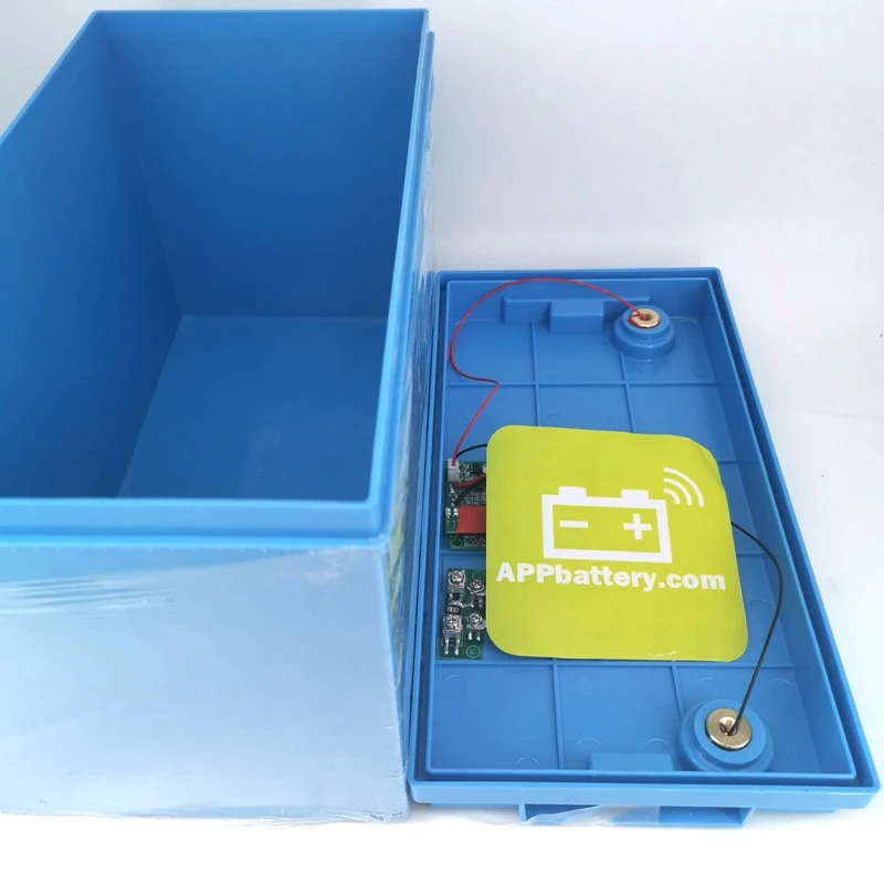 Empty Battery Box Plastic Case With Bluetoo Bt Battery Monitor For