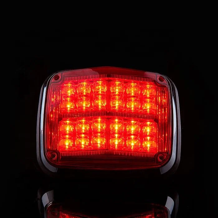 Senken Square Warning Flashing Lights Ambulance Surface Mounted Strobe Side Marker Amber Led