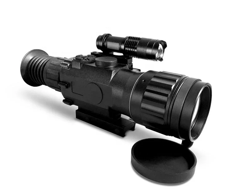 

850nm IR 4.5X Zoom Air Rifle Scope Wildlife Hog Boar Coyote Deer Hunting Riffle Night Vision Riflescope, Black