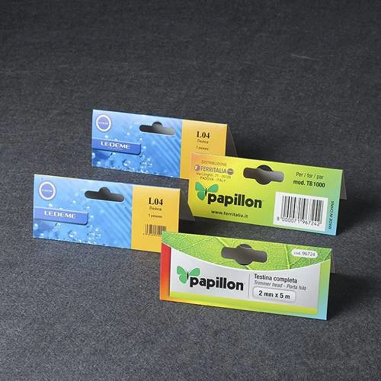 
Custom Bag Toppers and Header Card Printing Packaging Header Cards 