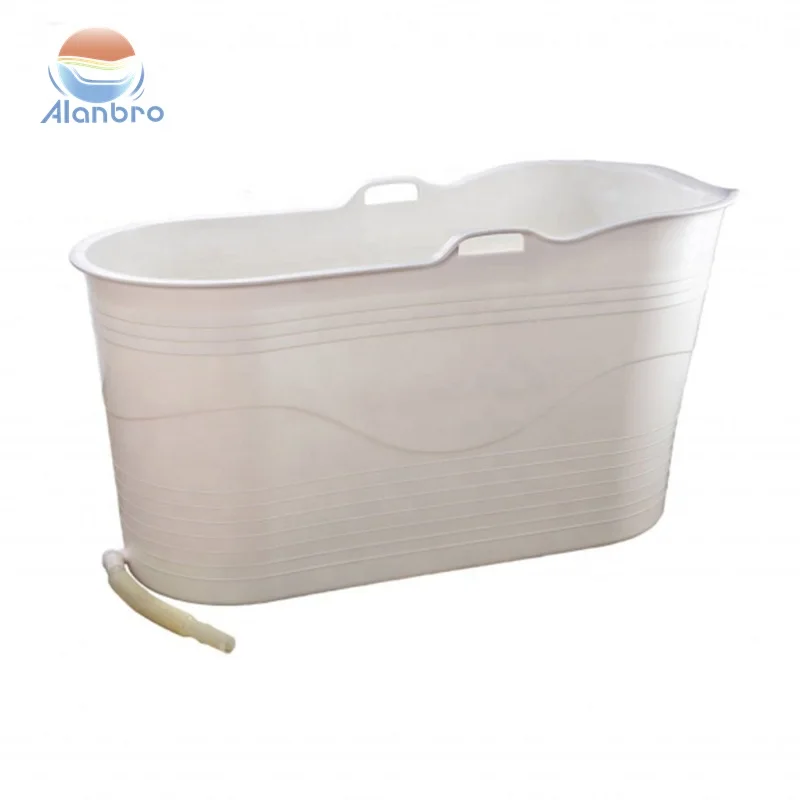 

Food grade SGS test passed material plastic portable bathtub for adults