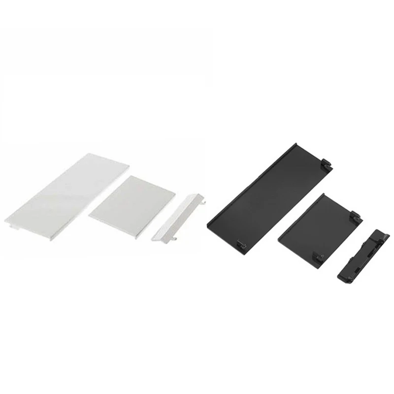 

3 In 1 Door For Nintendo Wii Console Lid Flag Door Cover Slot Case Replacement Shell Set