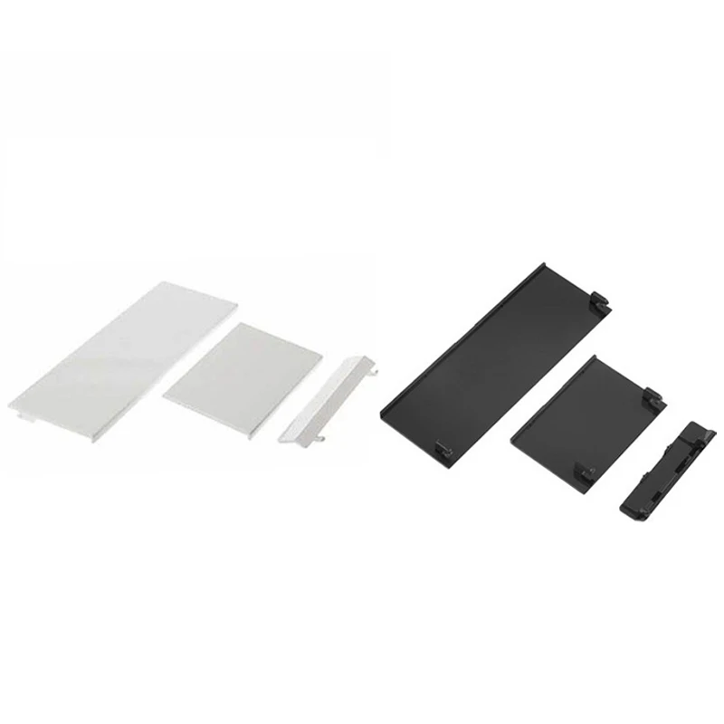 3 In 1 Door For Nintendo Wii Console Lid Flag Door Cover Slot Case Replacement Shell Set