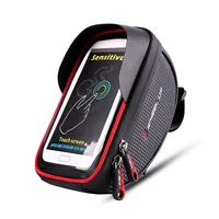 

WHEEL UP Bike Handlebar Phone Mount Bag With Waterproof Touch Screen Cycling 6.0 Inch Phone Case Bag