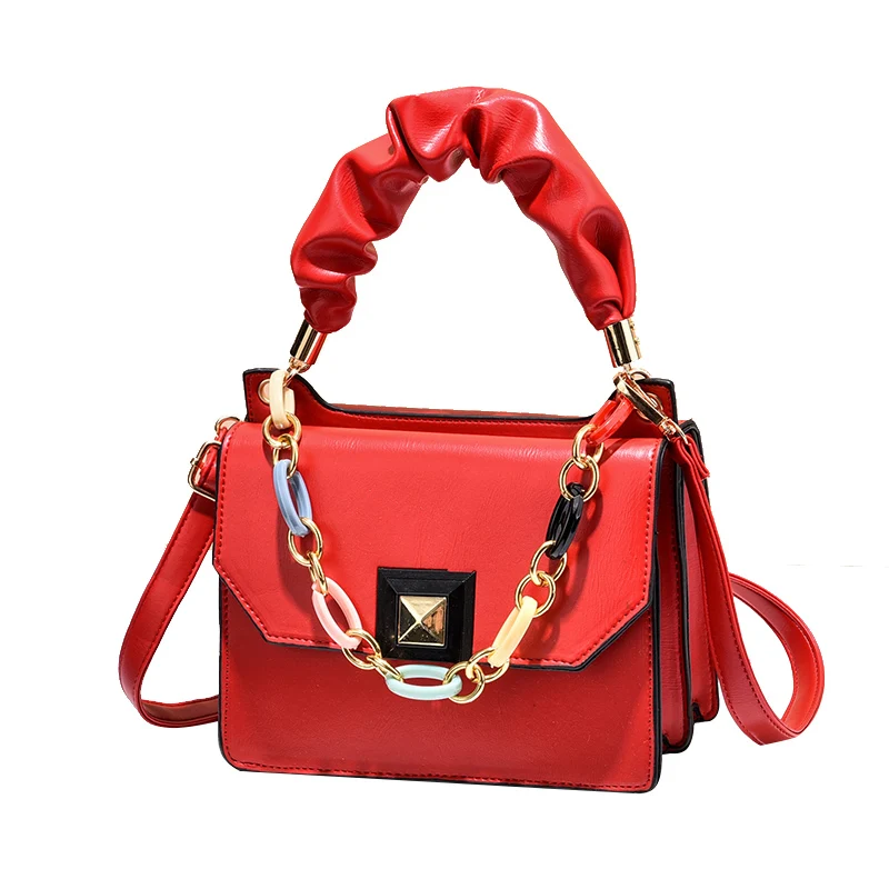 

DL172 28 Wholesale women bags new Summer popular messenger shoulder bag for ladies handbags leather women hand bags, Red, black....