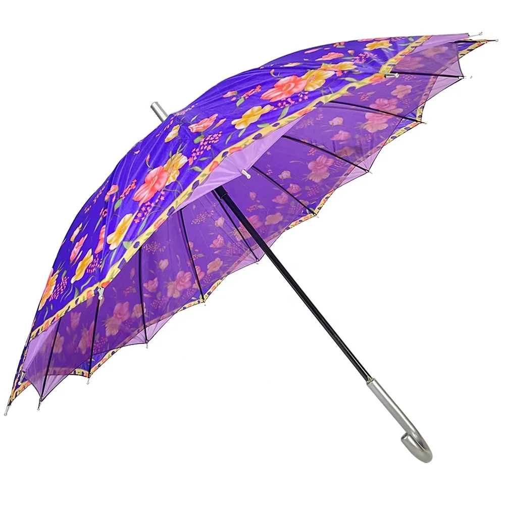 

Ovida Umbrellas Straight Hot Sale 16 Ribs Metal Shaft Manufacturer Automatic Umbrellas Straight From China Factory, Customized color