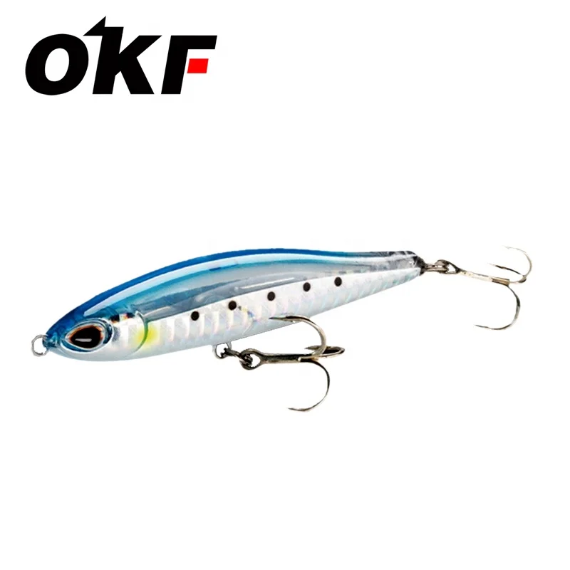 

AHHP 80mm 16g Pencil Fishing Lure Artificial Hard Bait isca artificial Peche Bass Lure PE025, 10 colors