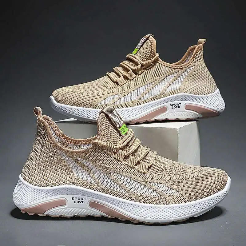 

2020 New Adult Products Shoes For Men Sneakers Comfortable Mesh Men Outdoor Running Cushioning White Shoes Big size 46