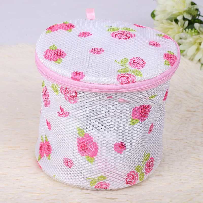 
Bra Mesh Laundry Bags for Delicate with Premium Zipper Clothing Washing Bags for Laundry, Underwear,Lingerie at Random Color 