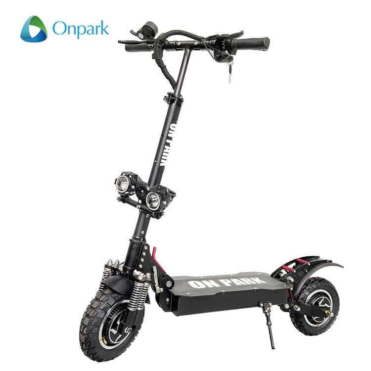 

powerful 2000W dual hub motor two big wide wheel high speed off road electric scooter