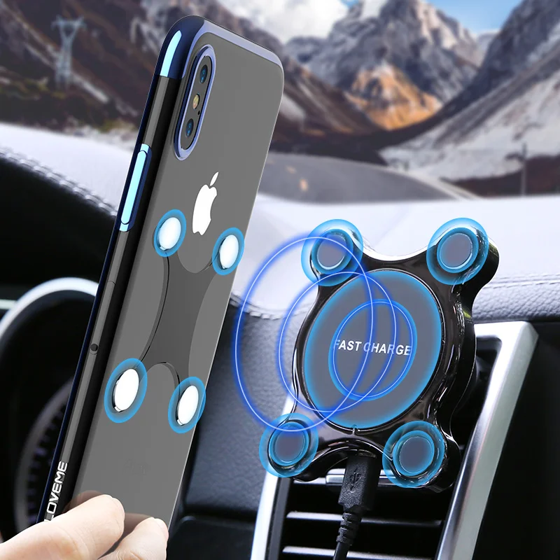 

FLOVEME Free Shipping 10W wireless phone charger car holder phone cars