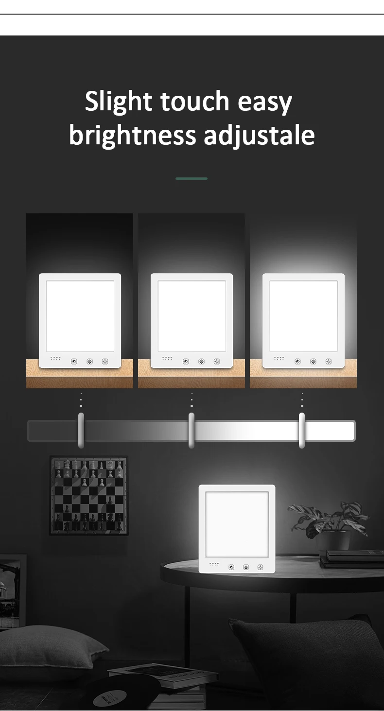 Small Portable Sad Box Led Light Therapy Lamp Bright Natural Daylight