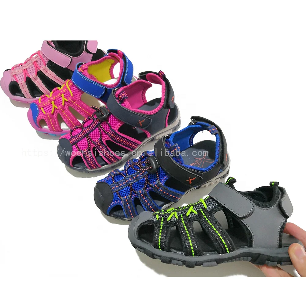 new fashion cheap customized summer kids closed toe sport sandals shoes for boys