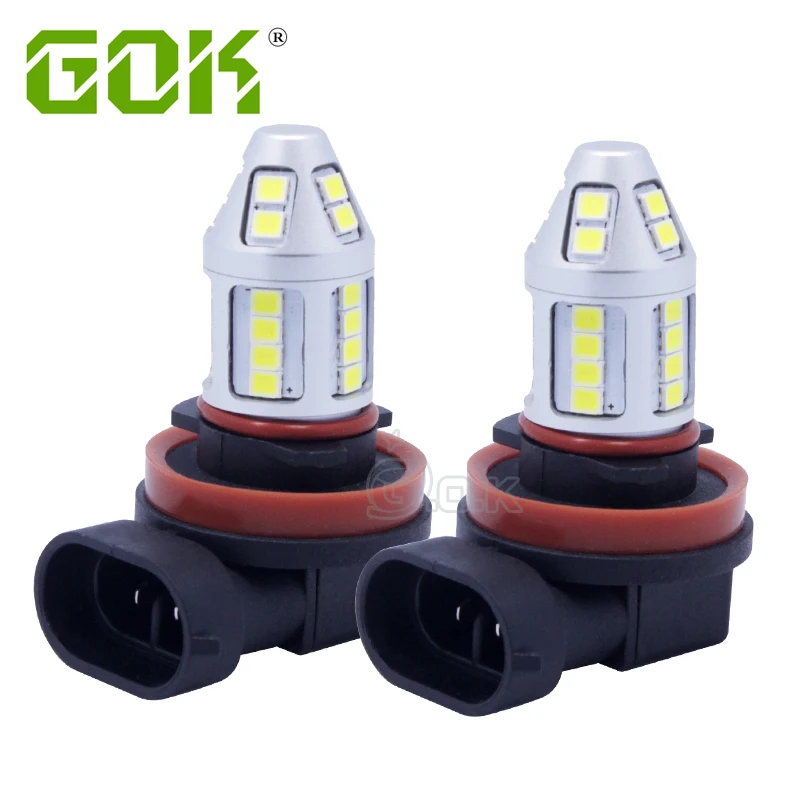 

Auto Light Bulb 12/24V Car Led H11 H10 H8 30SMD 2835 White Lamp Fog Lamp DRL Light