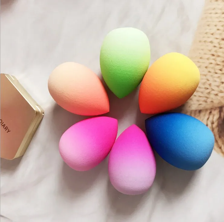 

color Puff Kit Wet Dry Dual Use Makeup Tool Set Foundation Concealer Cosmetic Puff/ Makeup Sponge Beauty Egg, Customized color