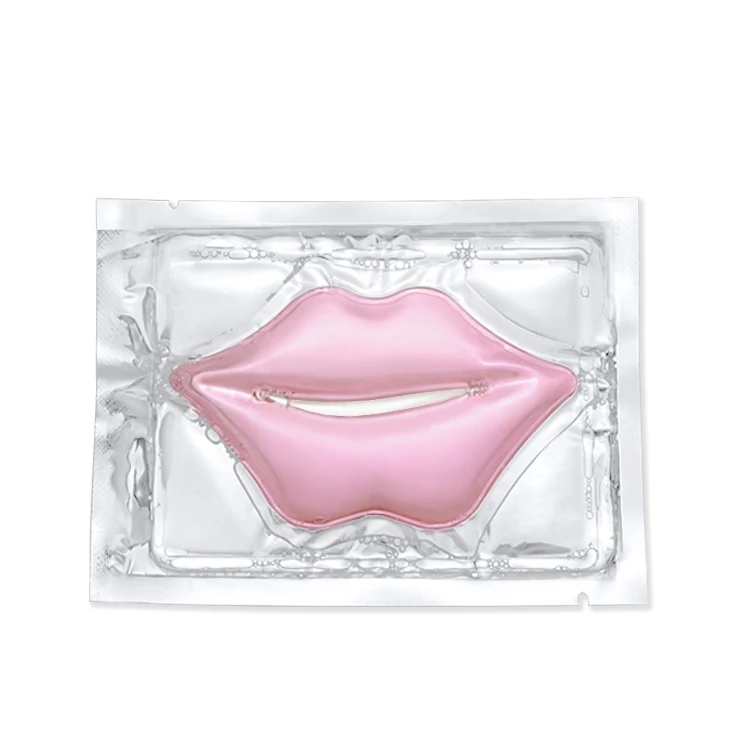 

Private label natural organic collagen lip mask moisturizing Exfoliating brighten sheet lip mask