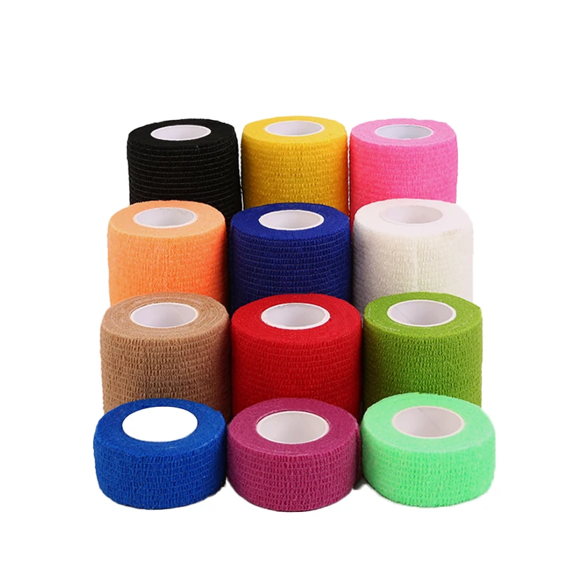 

Multi-size medical elastic High Elastic Bandage Self Adhesive Non Woven Easy Tear sport elastic bandage, Colorful