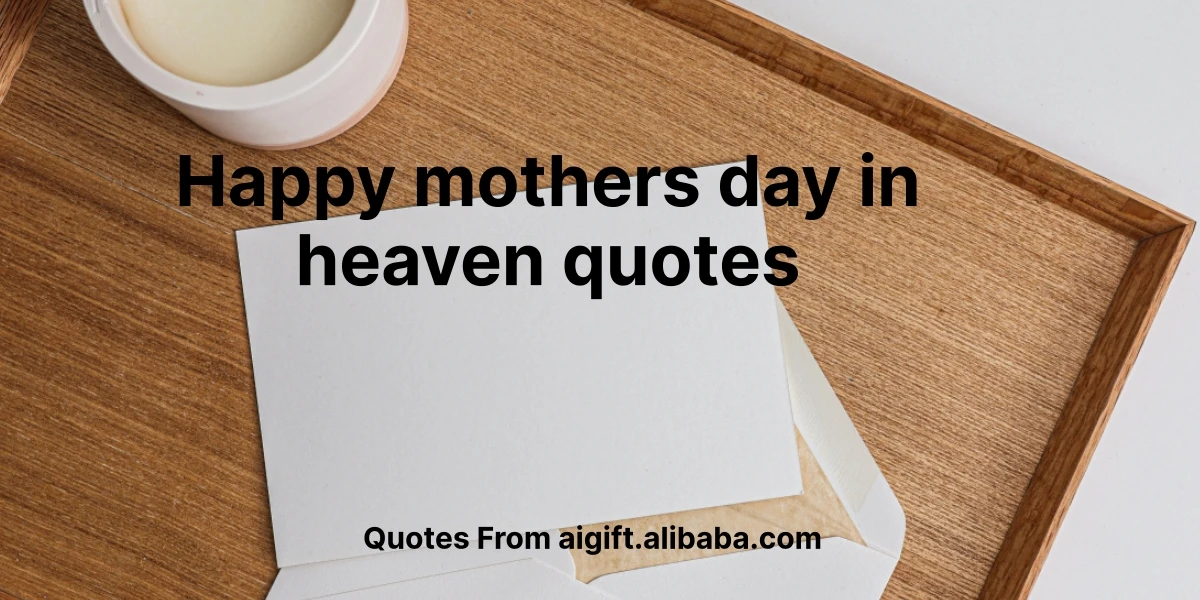 happy mothers day in heaven quotes