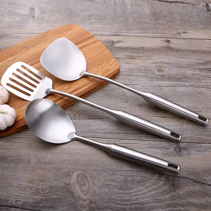 steel kitchen utensils set