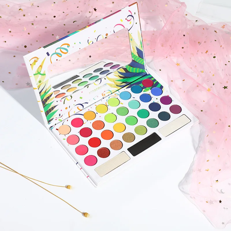 

Spot girl colorful packaging eye shadow plate