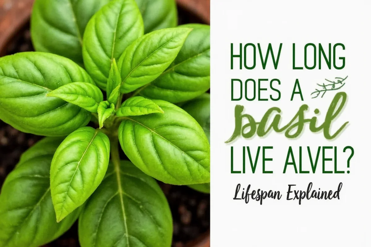 how long does a basil plant live