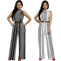 

Newest Sleeveless Belt Fashion Women Ladies Jumpsuit