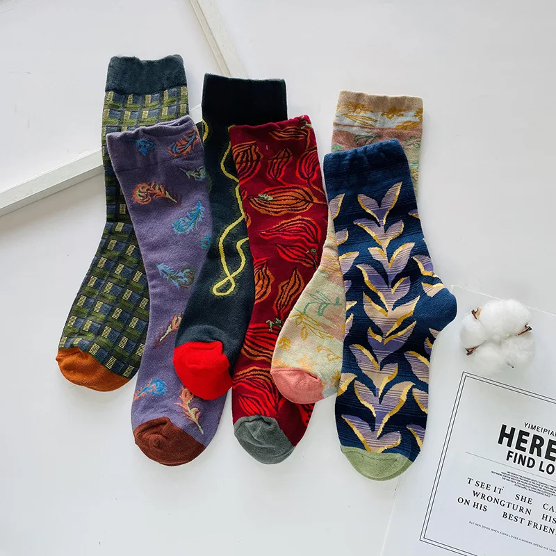 

Jingwen OEM Calcetines Graciosos Novelty Customized Women Socks