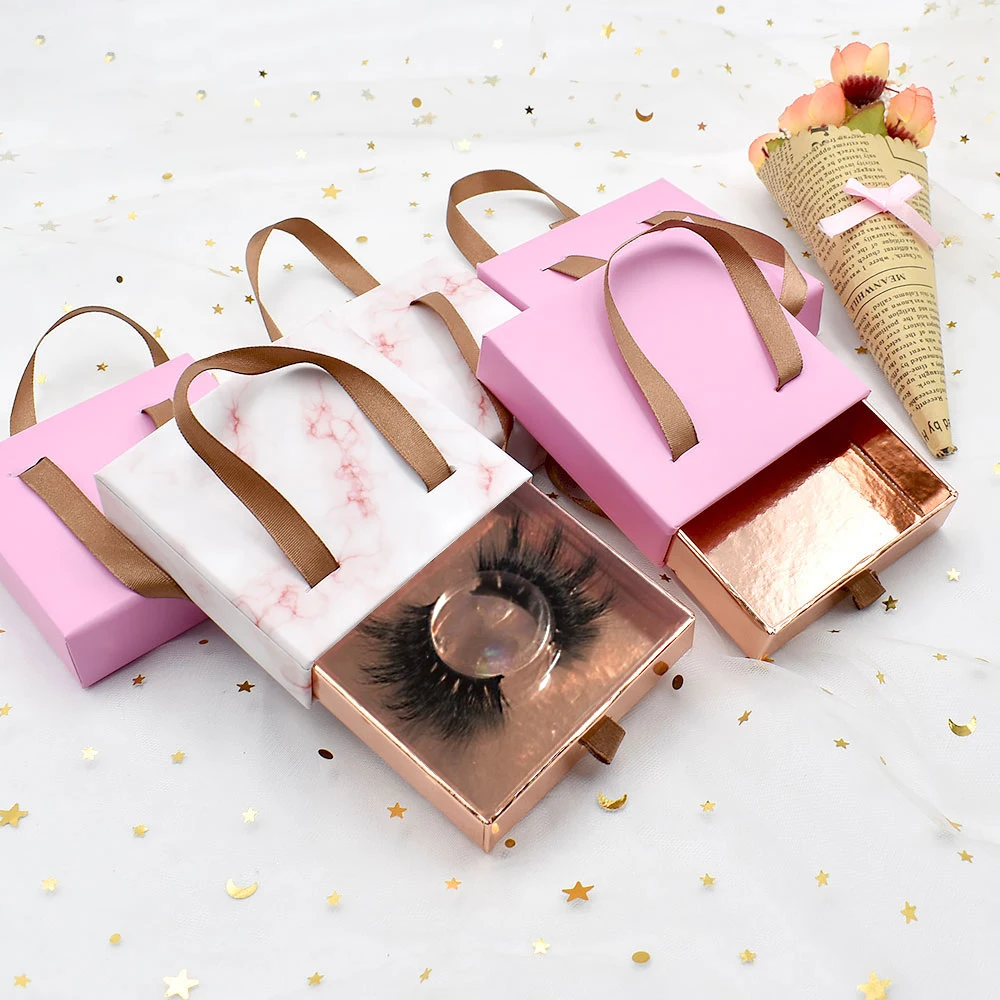 

Butterfly Lash Boxes Pink And Gold Cute Custom Luxury Empty Glitter False Eyelash Packaging Box Diamond Lashbox Packaging