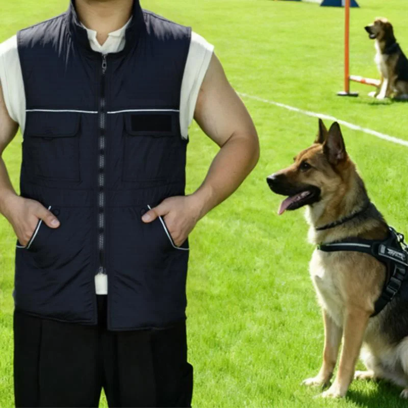 Tactical Vest for Working Dog Training | 600D Polyester Handler Gear with MOLLE System | Abrasion-Resistant Wholesale Bulk Order