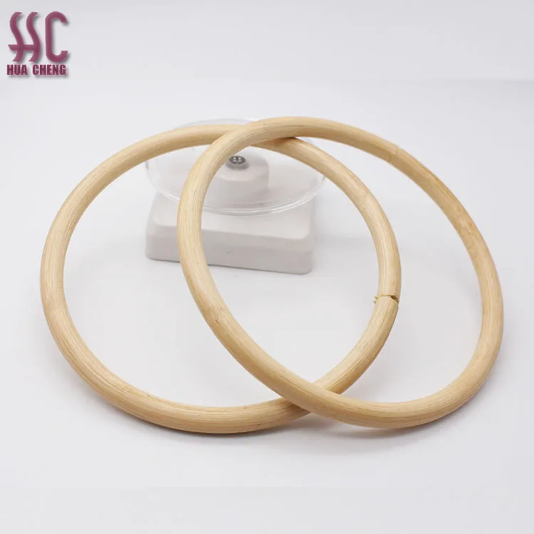 

Round wooden bag handles 130mm inner diameter strong thick bag wooden handle