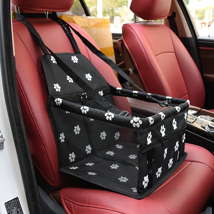 

Car pet mat Wholesale Printed Dog Paw Oxford Cloth Dog Car Seat Covers For Pets Waterproof And Antifouling Pet Cover Seat