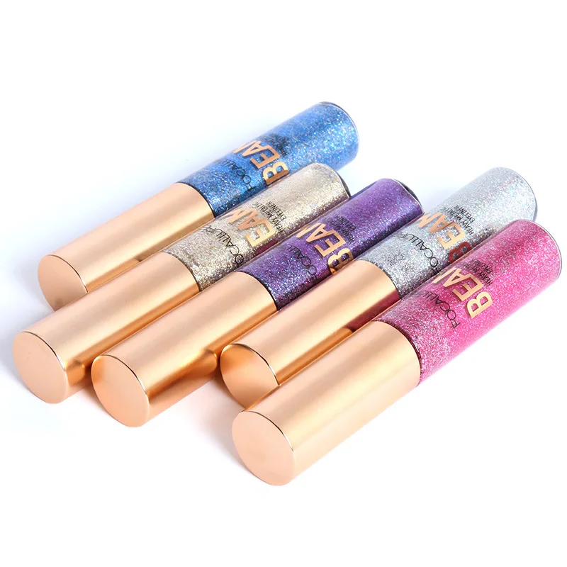 

Pearlescent Diamond Colorful Shining Waterproof Non-Smudge Liquid Eyeliner European and American Makeup, 5 colors