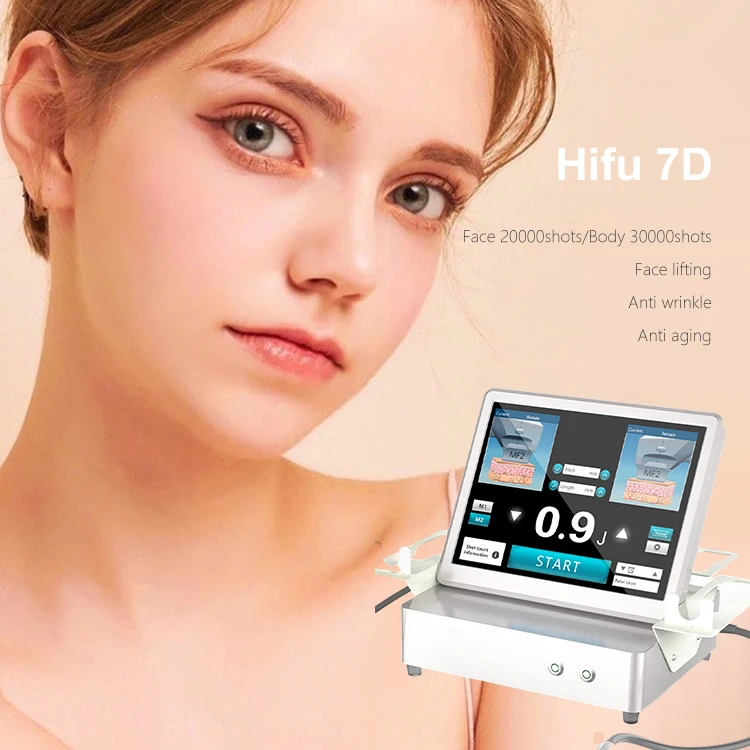 

2022 Professional medical korea hifu facial lifting 6D 7D hifu slimming machine