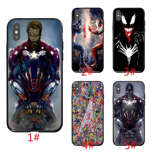 

Wholesale Marvel iron man phone case New Products Hot selling Factory Price Printing for Huawei series cell phone case