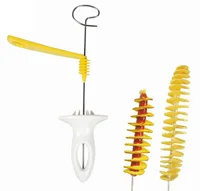 

Tornado Potato Tower Twist Cutter Spiral Slicer fruit and vegetable kitchen tools Aliexpress Supplier