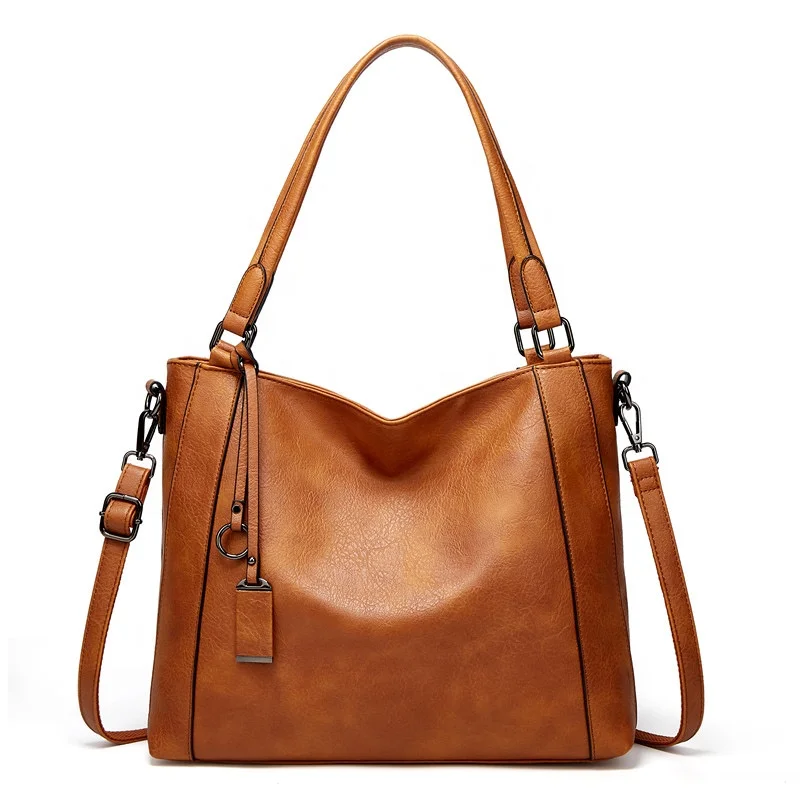 

Winter Fashion Style Soft Leather Tote Shoulder Elegant Handbags For Women