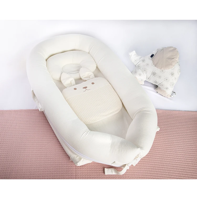 Customized 0-12 Months Baby Sleeping Nest Crib 100% Organic Cotton ...