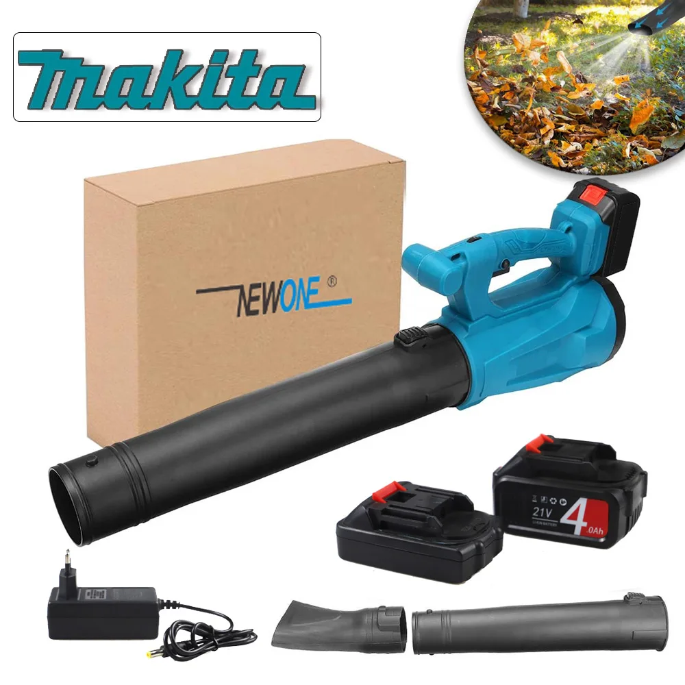 

Cordless Turbo Fan Electric Air Blower Kit,Handheld Leaf Blower Dust Collector Sweeper Garden Tools For 18V Makita Battery