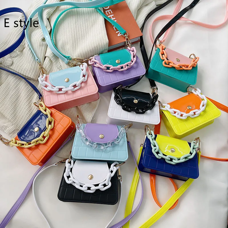 

Fashion mini bag 10 color Small Crocodile kids purse PU crossbody bag ladies Top-handle Handbags little girls purse, 24 colors