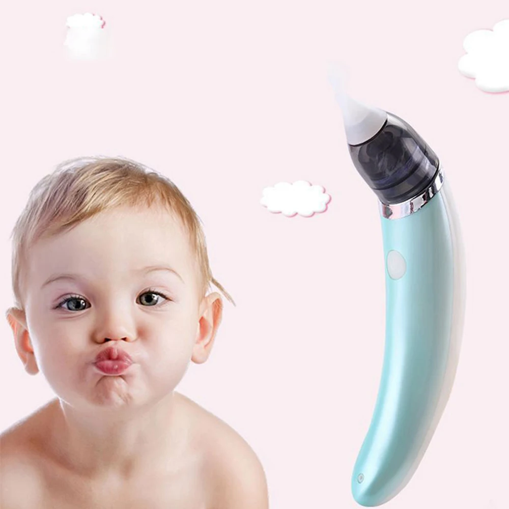 

Newborn Baby Sucker Cleaner Sniffling Equipment Safe Hygienic Nose Aspirator Kid Nasal Aspirator Electric Baby Nose Cleaner