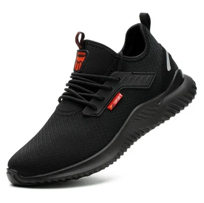 

Vokea High Quality Sports Black Men Safety Shoes Outdoor Sport Casual Shoes For Men Working