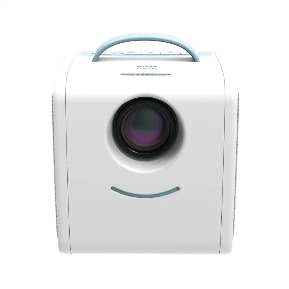 

XIDU Ultra Cheap Home Projector Children Learning Movie Projector Small Smart Portable Lcd Projector 1080p Hd, White/black/blue/yellow/green/pink