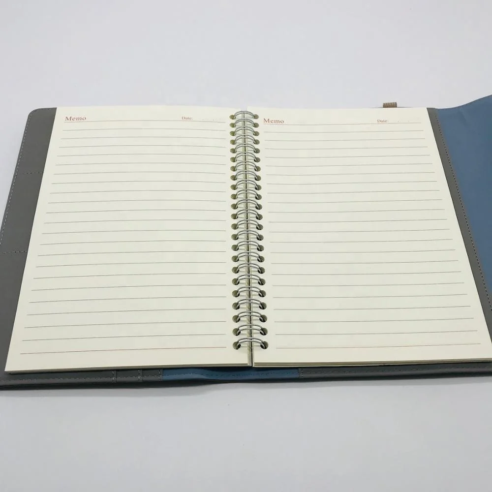 
3 folded elastic band PU leather covers travelers notebook with refillable inner diary 