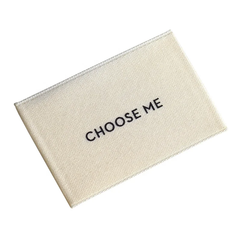 

Garment accessories Size Brand private satin print labels custom logo design woven label clothing neck label, Customers' requests
