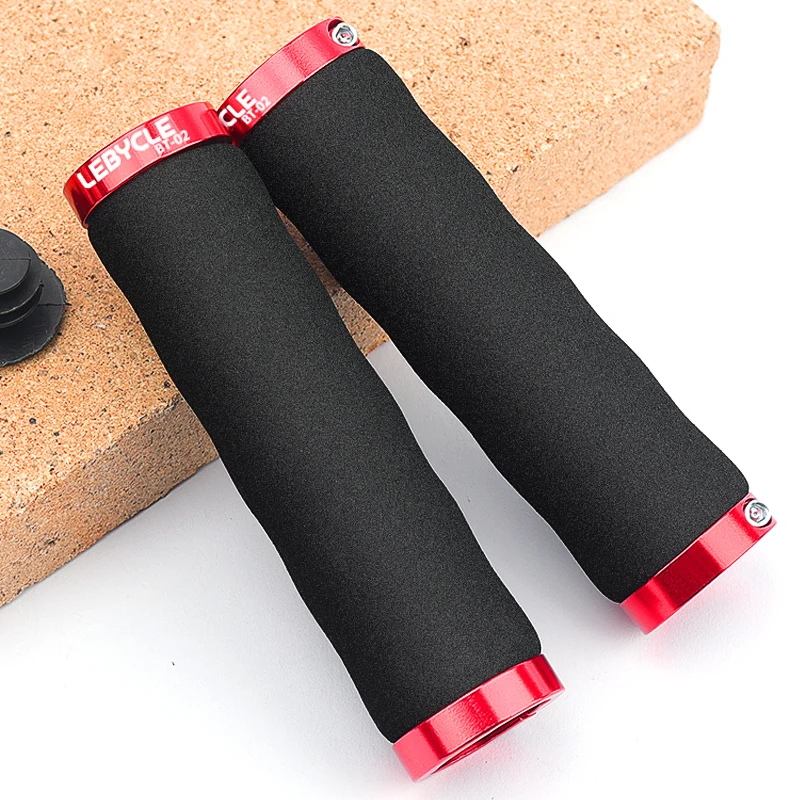 

Lebycle Smooth Soft Rubber Anti-slip Bike Handle Grips Lock On Bar End MTB Road Bike Handlebar Cover Grips